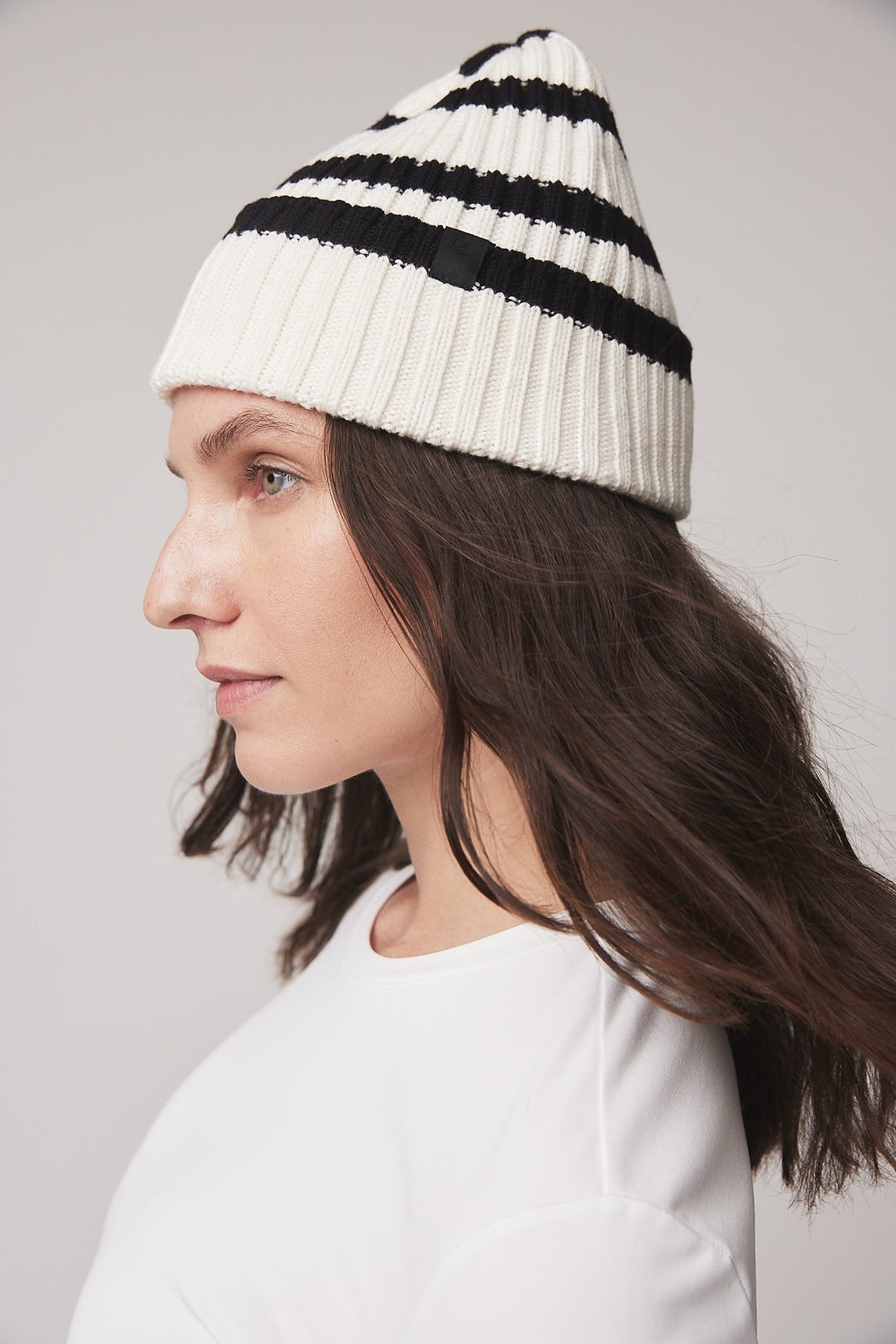 Striped Rib Beanie