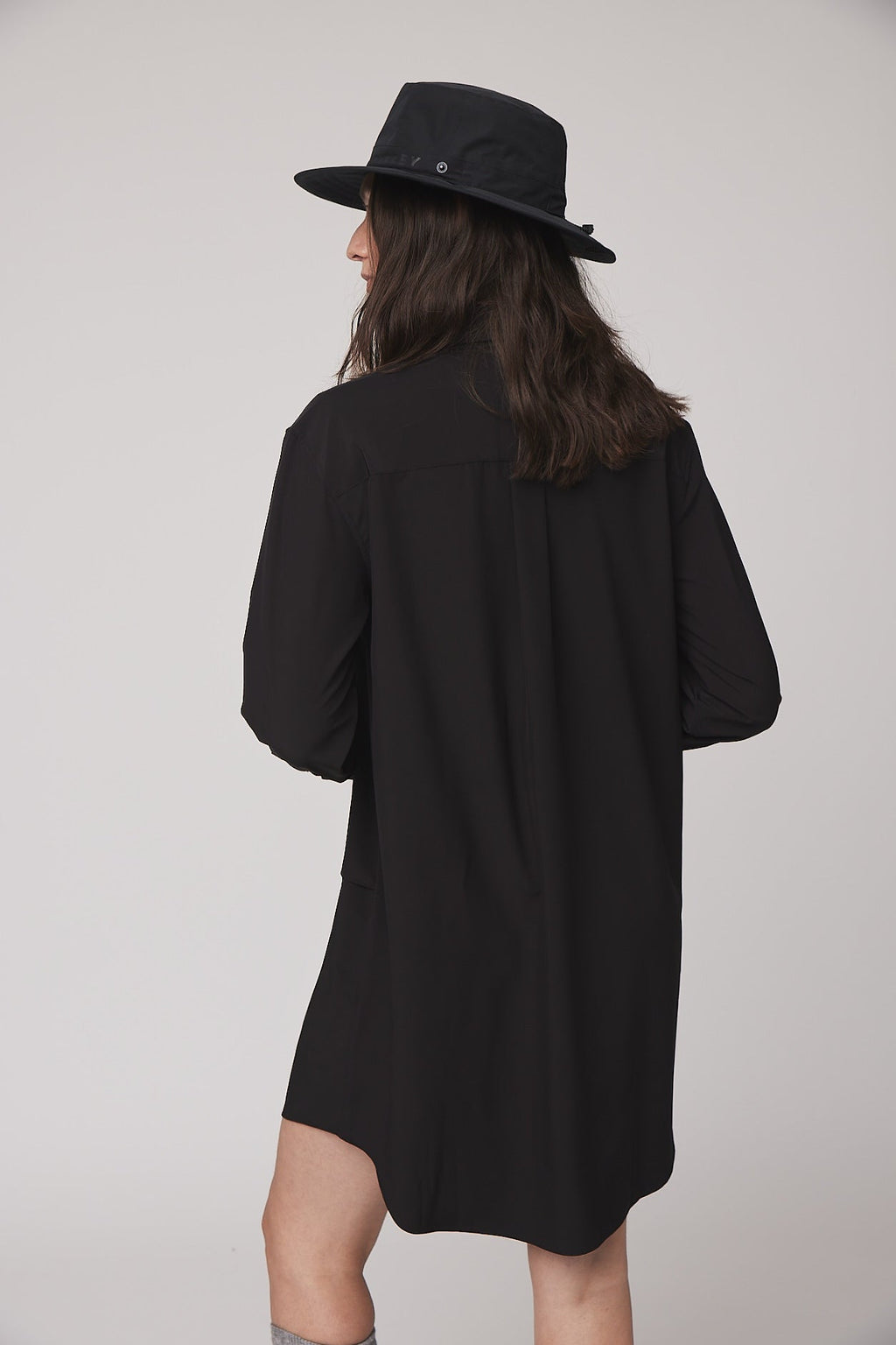 Tech Slk Shirt Dress