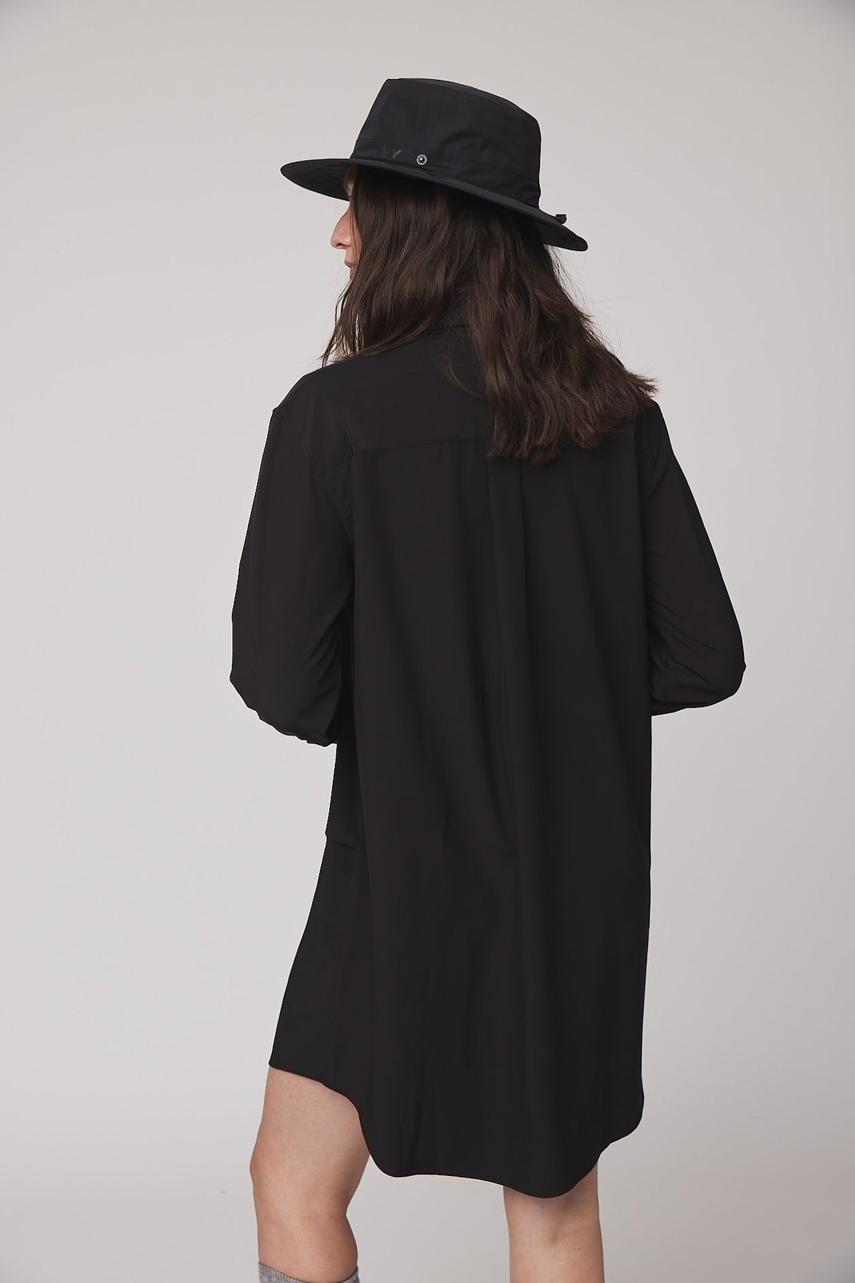 Tech Slk Shirt Dress