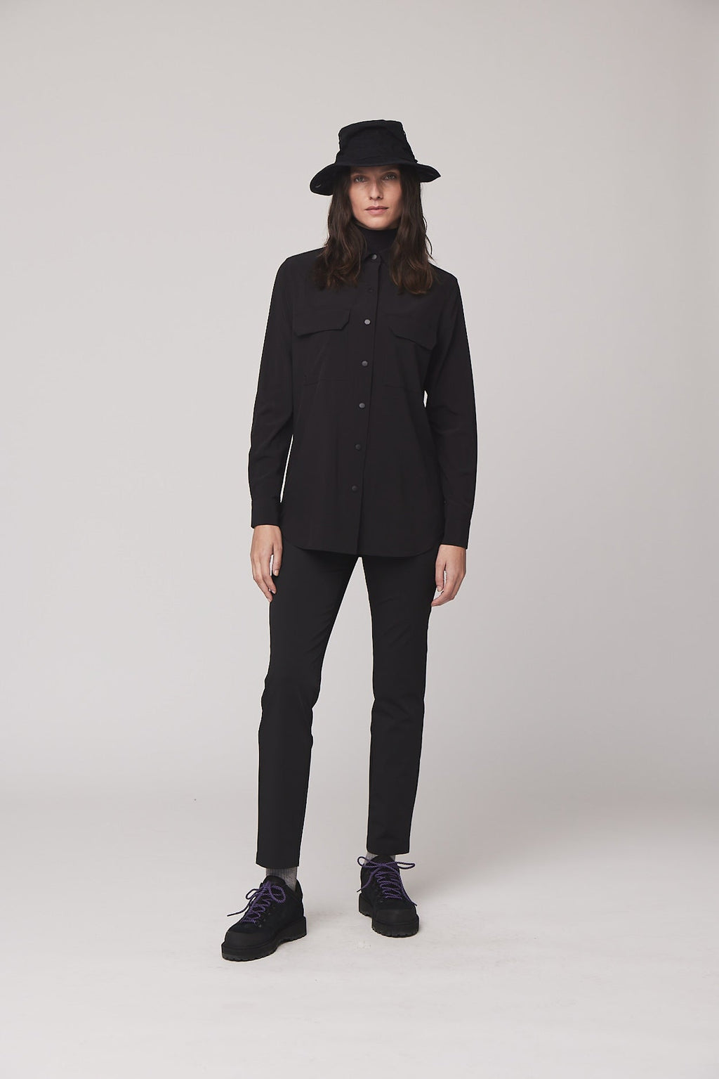 Tech Slk Long Sleeve Pocket Button Down