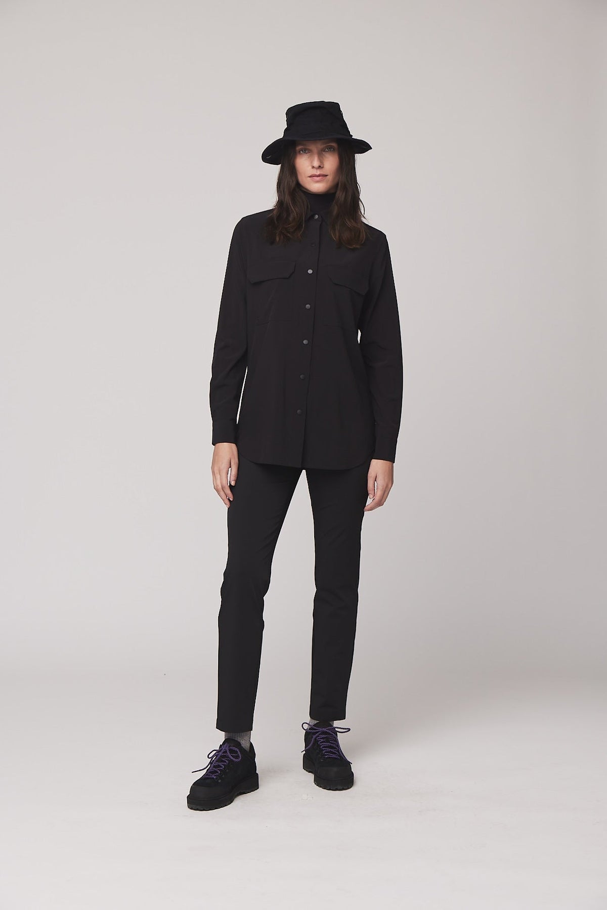 Tech Slk Long Sleeve Pocket Button Down