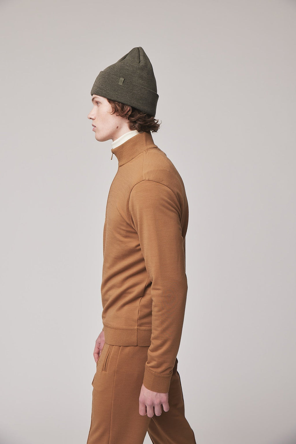 Merino 1/2 Zip Sweatshirt