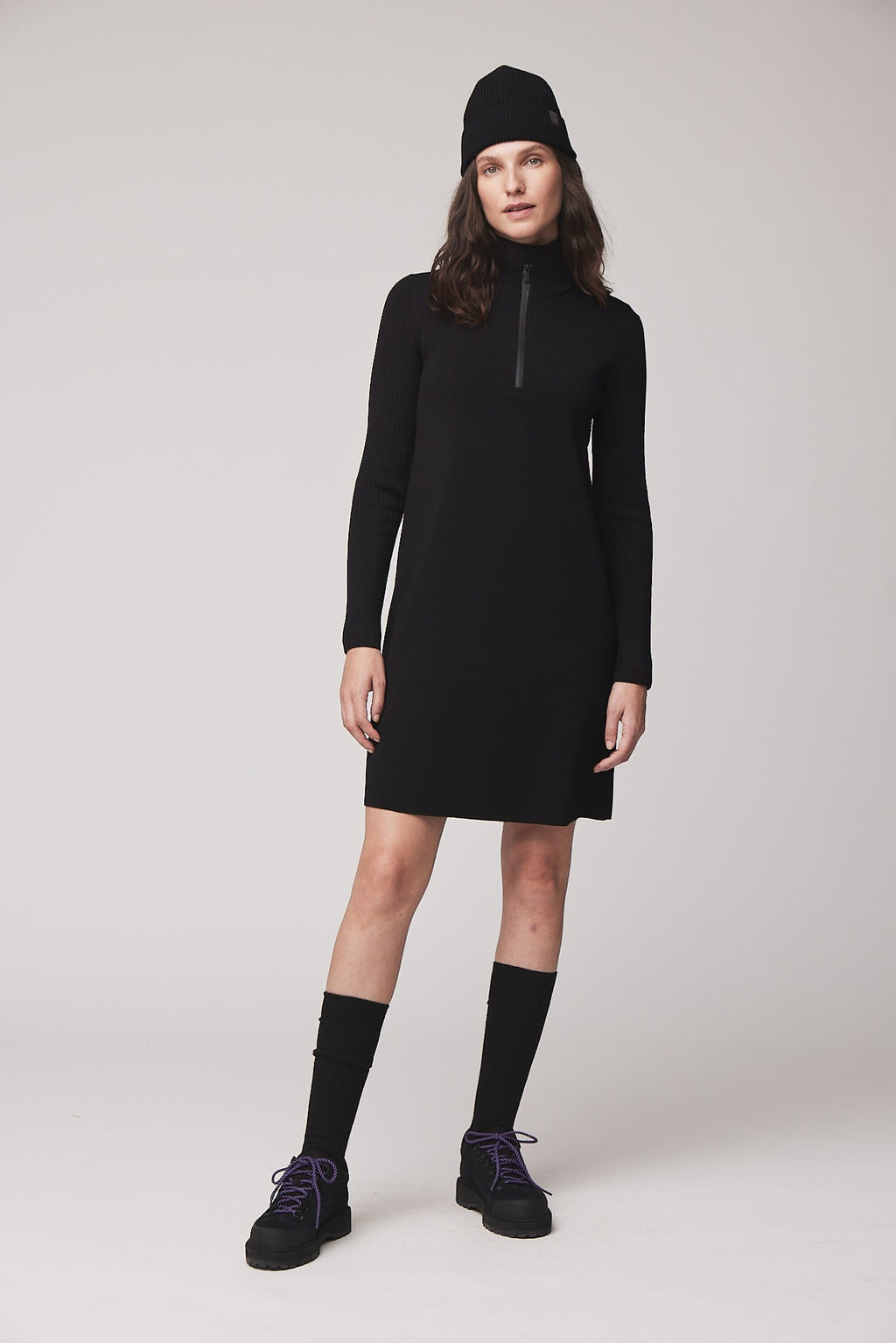 1/4 Zip Sweater Dress