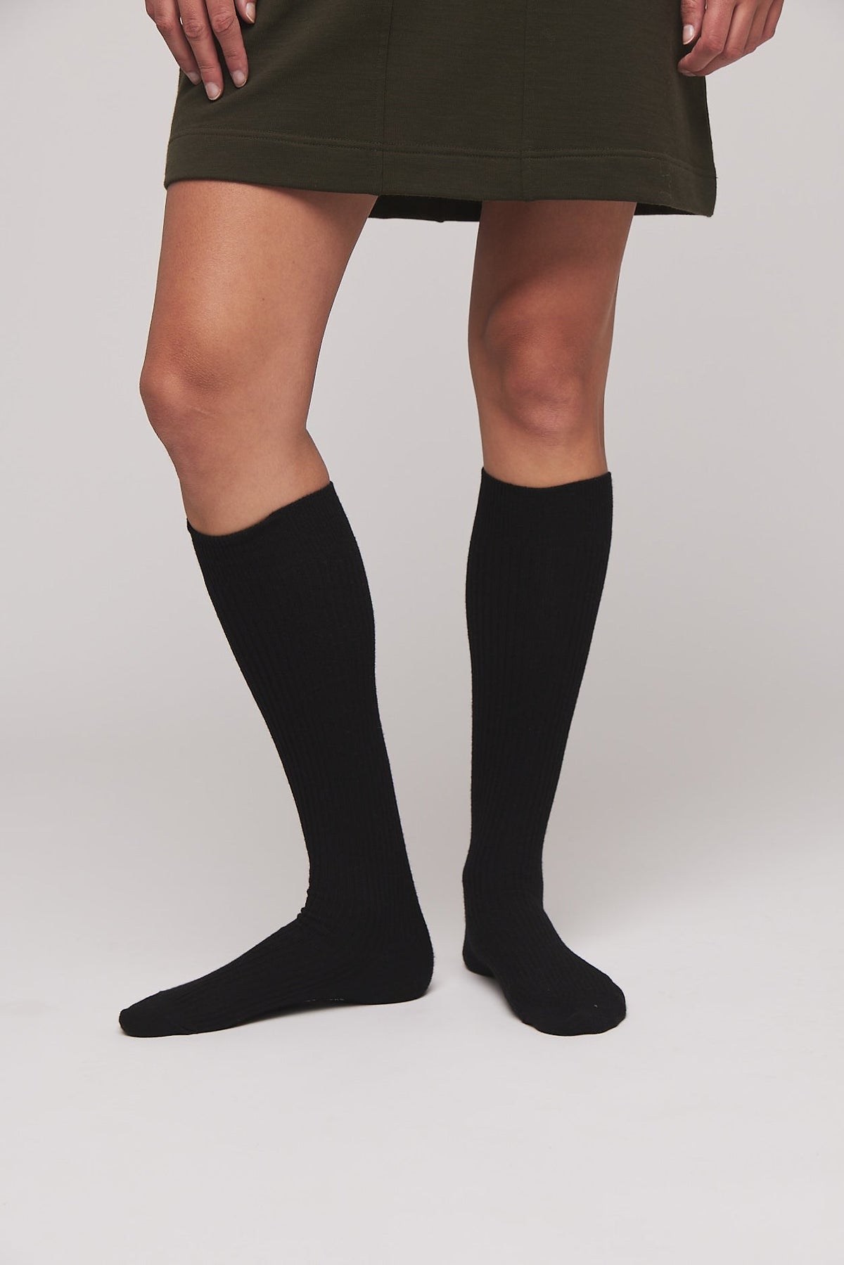 Knee High Variegated Rib Sock
