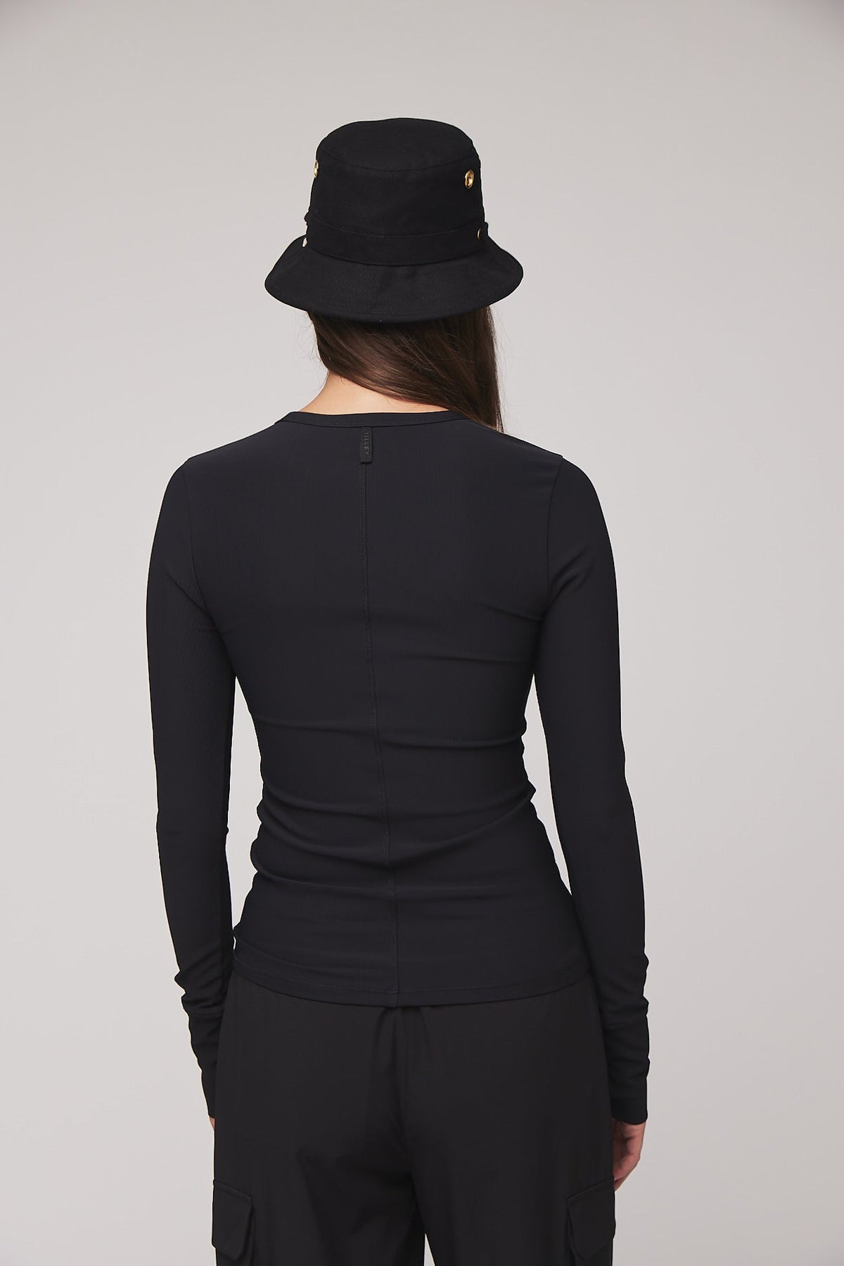 LS Fitted Rib Crewneck