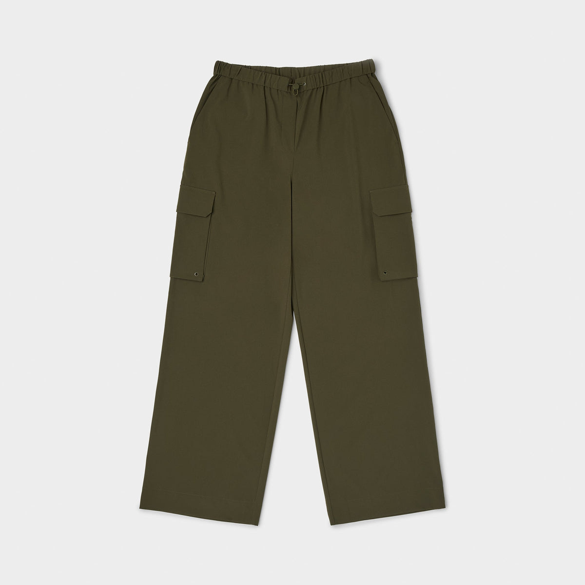 Mid-rise Wide Leg Cargo