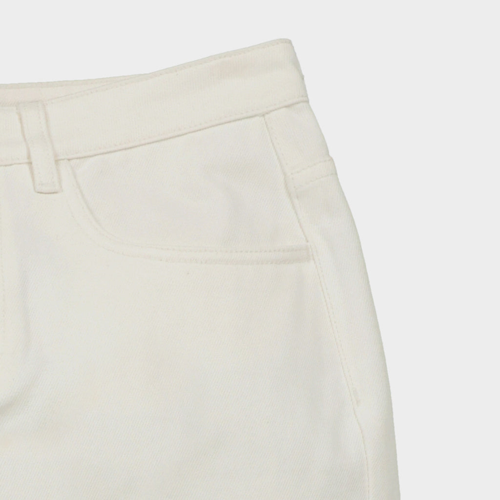 Fringe Hem Straight Leg Pant