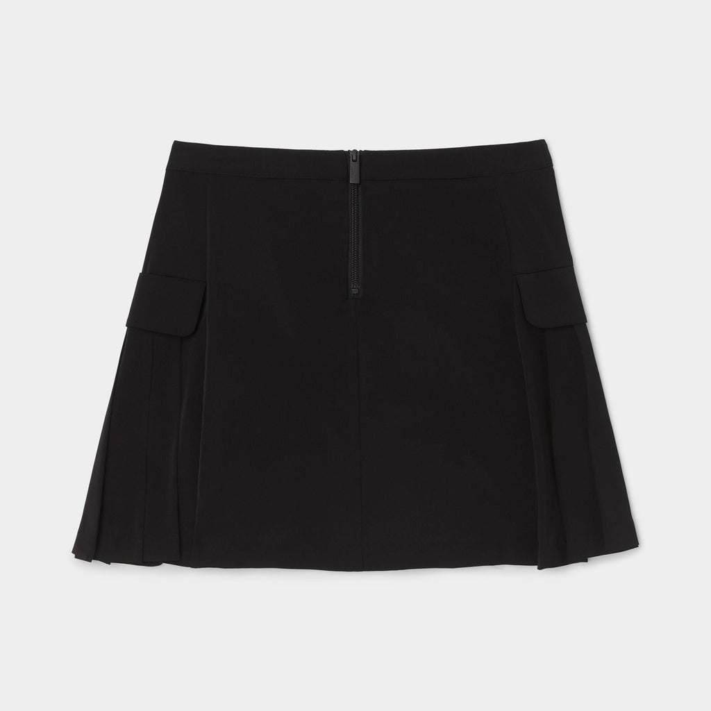Pleated Cargo Skort