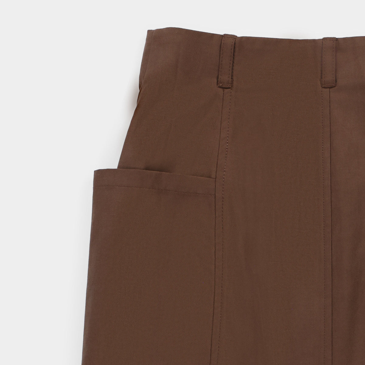 Tencel Cotton Midi Skirt