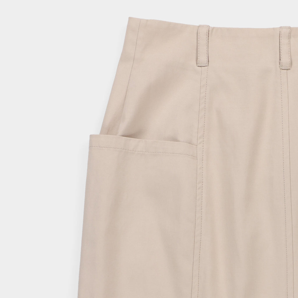 Tencel Cotton Midi Skirt