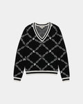 Birdie Links V-Neck Jacquard Sweater