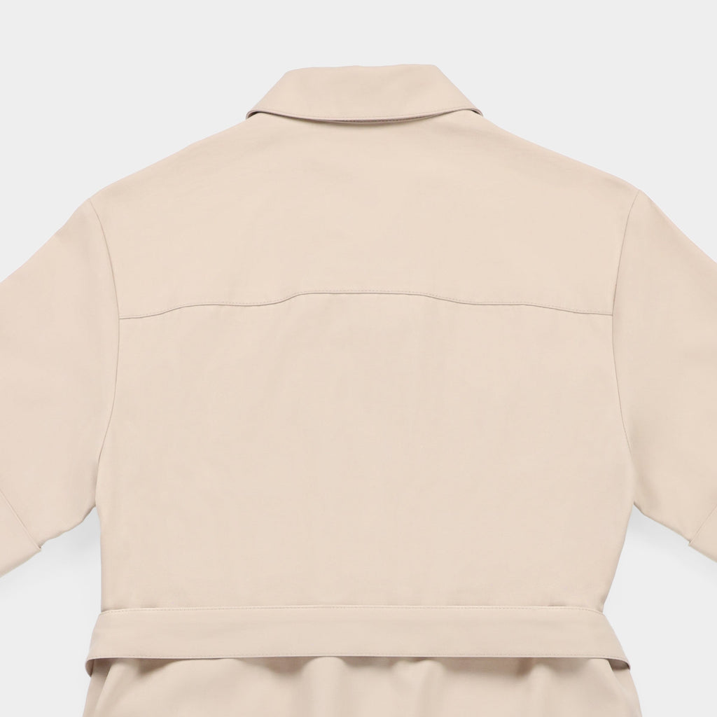 Tencel Cotton Safari Midi Dress