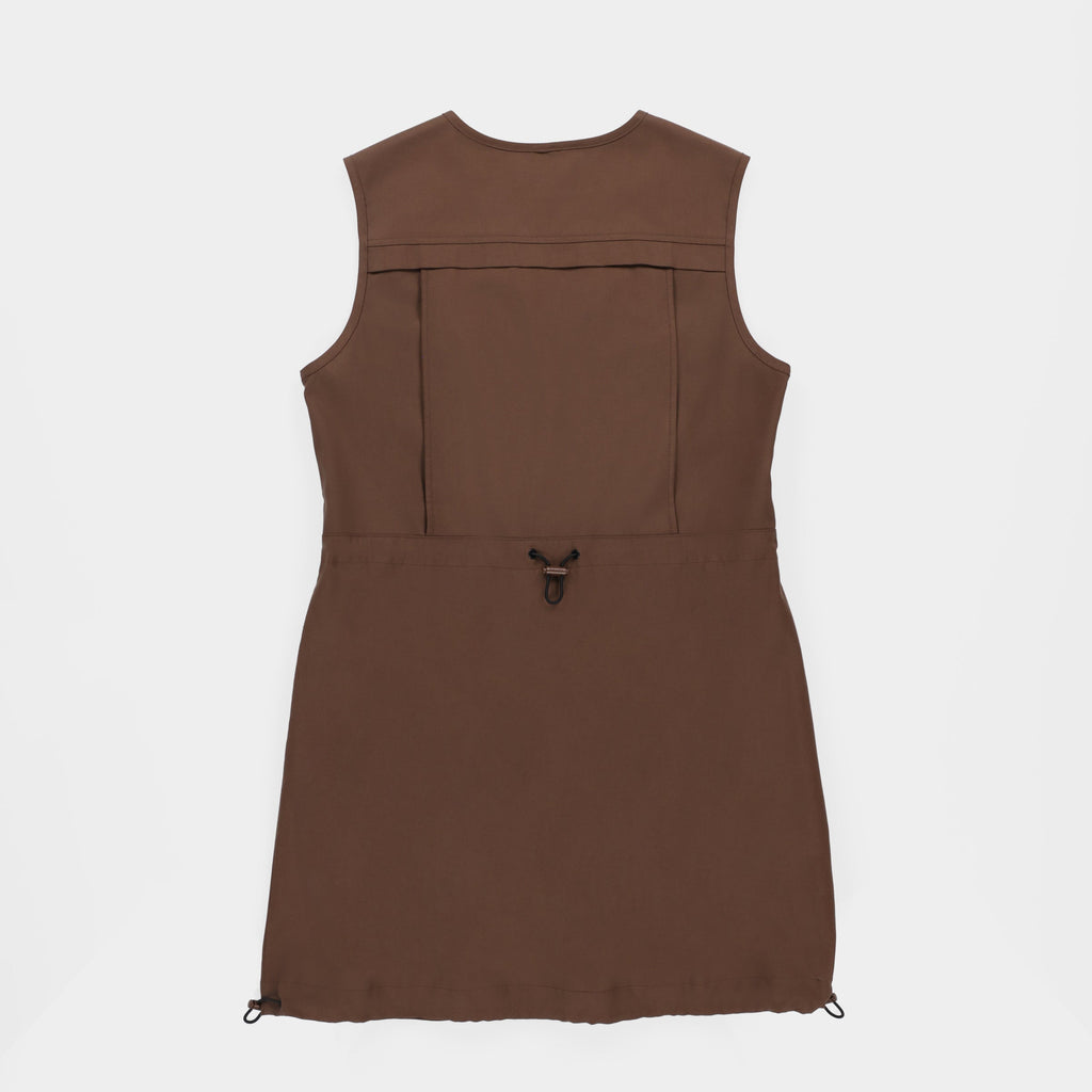 Tencel Cotton Safari Vest Dress
