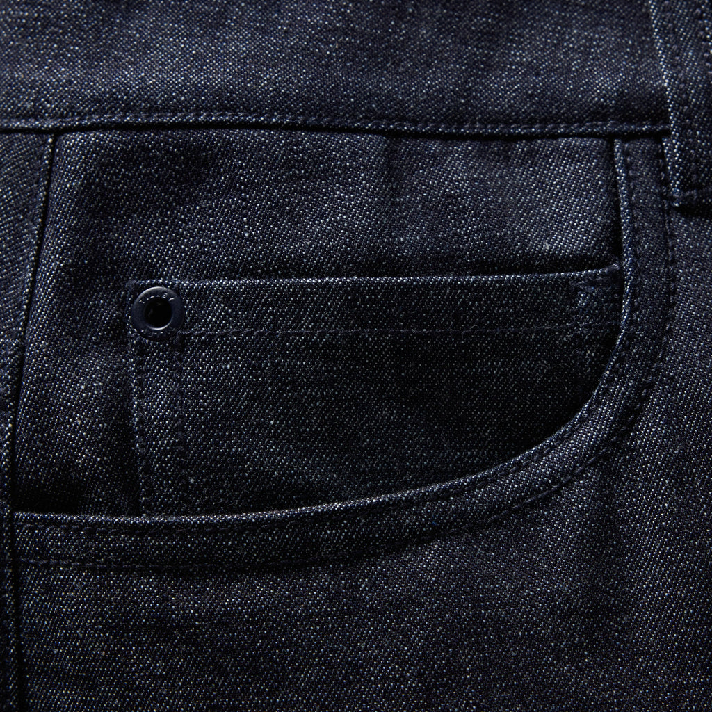 Denim Straight Leg Ankle Pant
