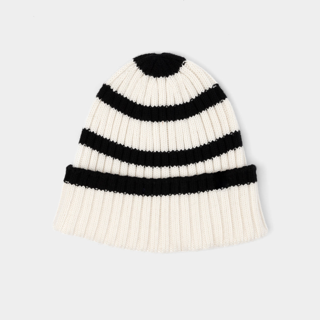 Striped Rib Beanie