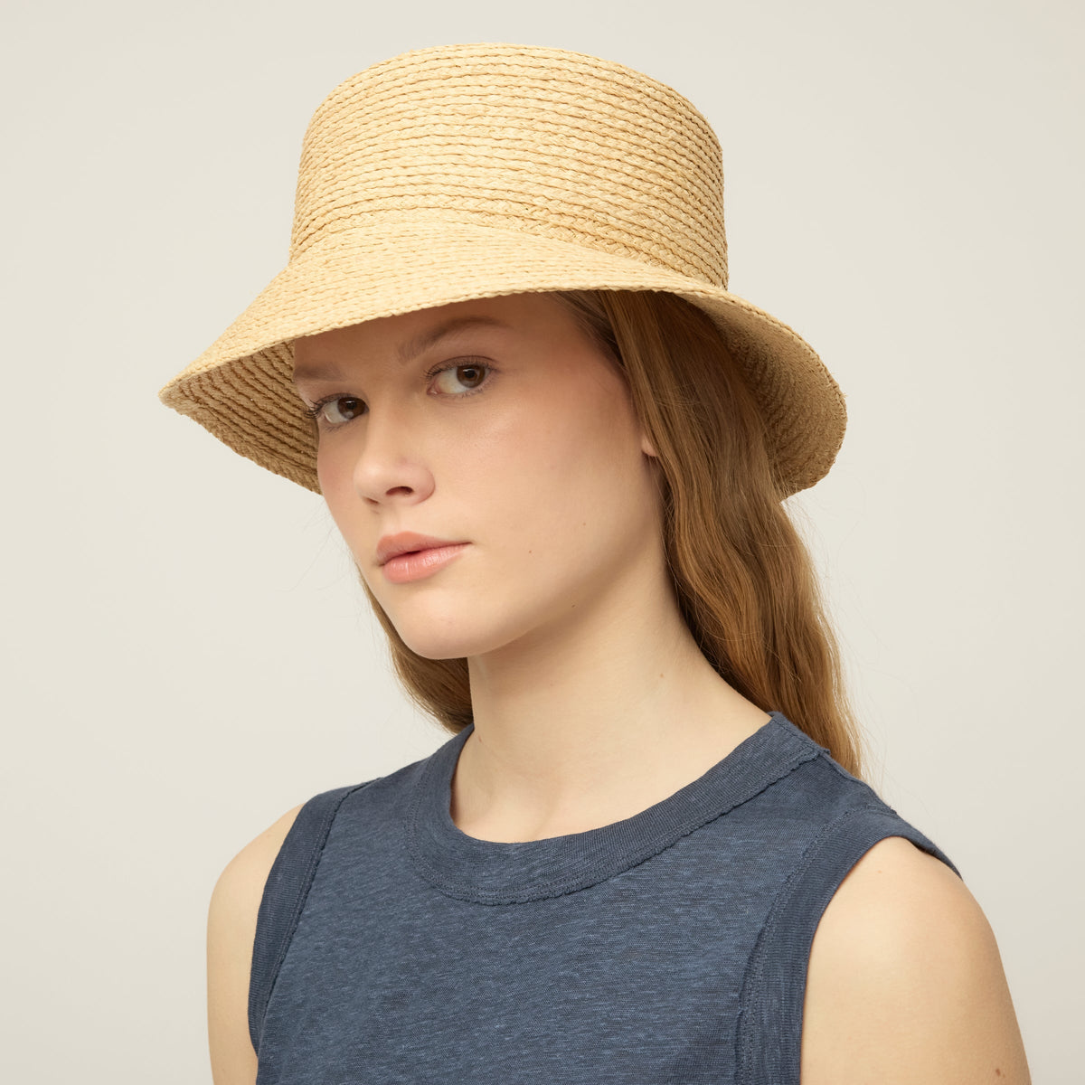 Raffia Sun Bucket