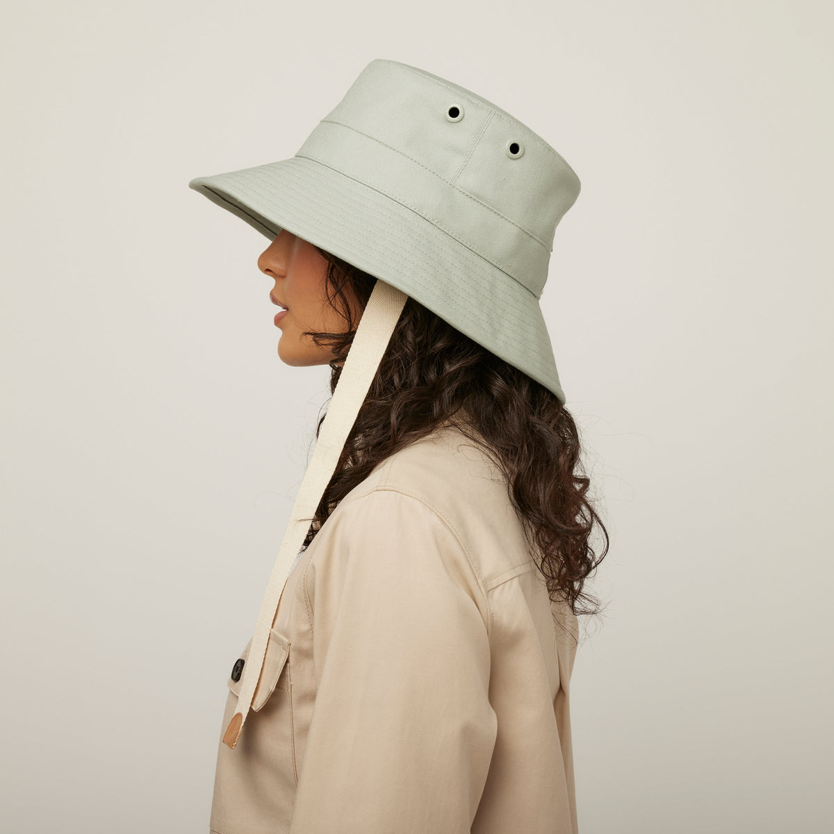 Wide Brim Canvas Sun Hat
