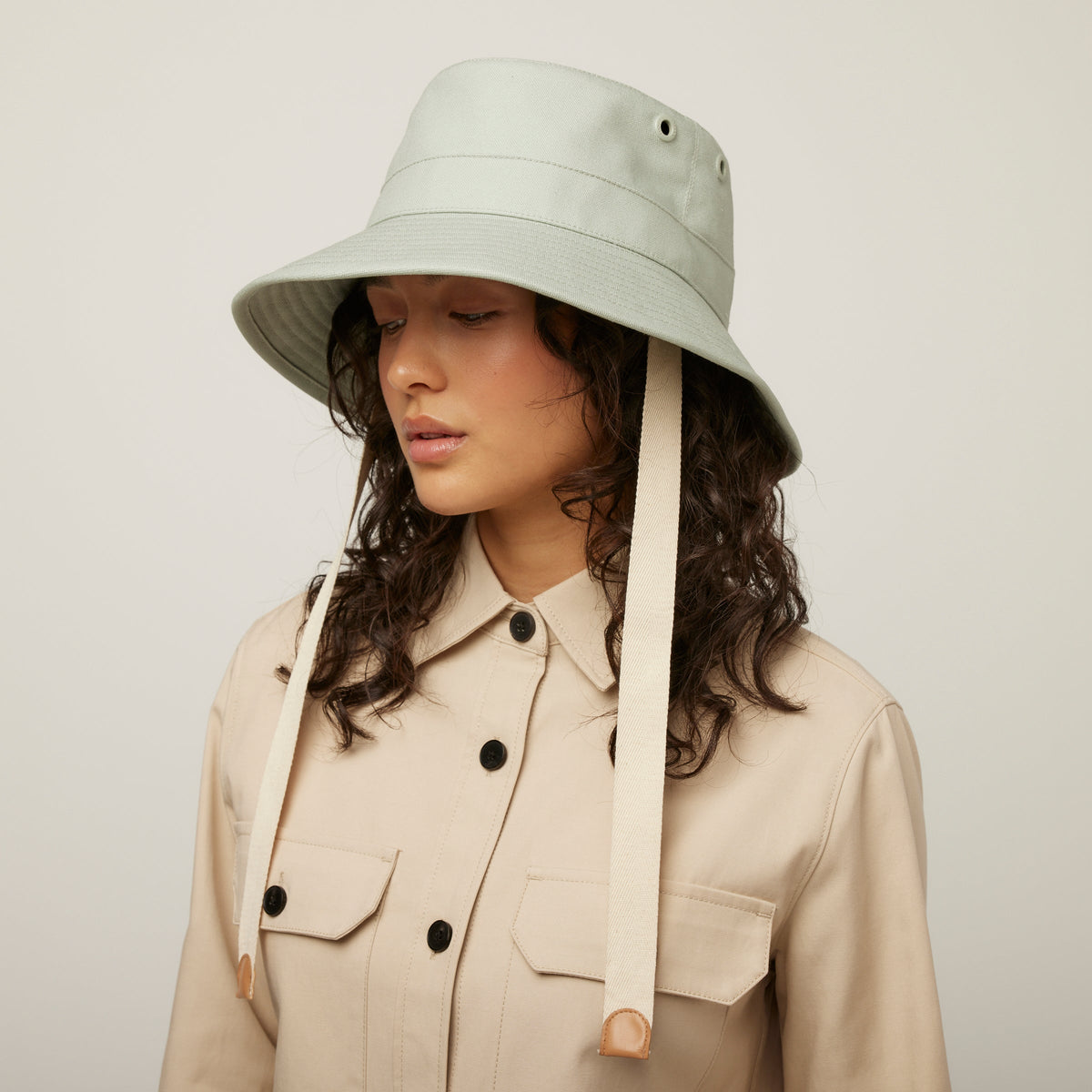 Wide Brim Canvas Sun Hat