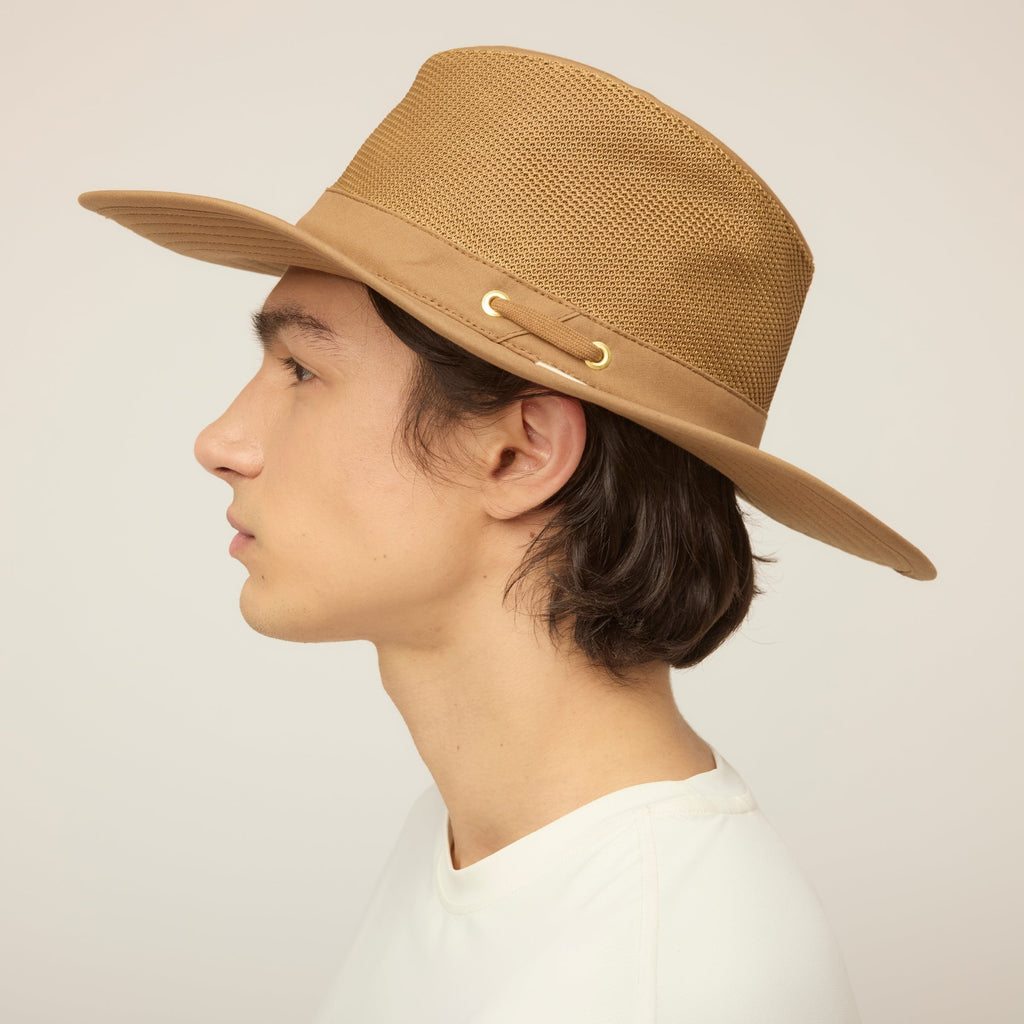 Waxed Airflo Wide Brim Hat