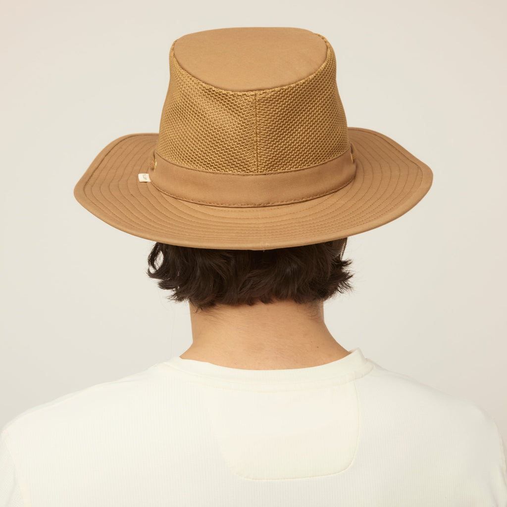 Waxed Airflo Wide Brim Hat