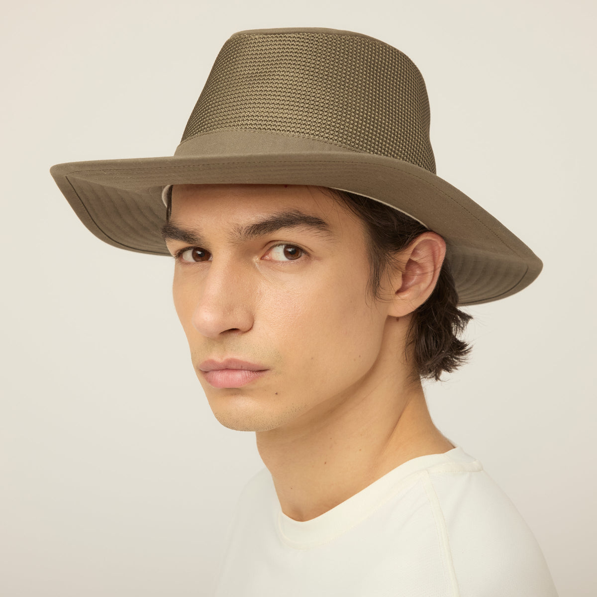 Waxed Airflo Wide Brim Hat