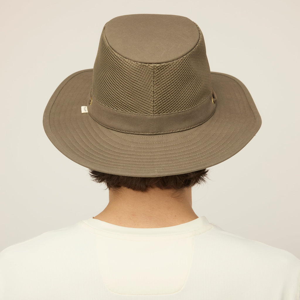 Waxed Airflo Wide Brim Hat