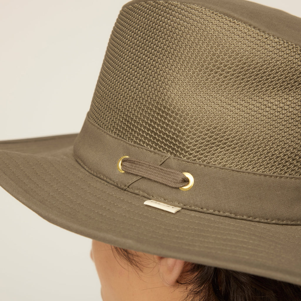 Waxed Airflo Wide Brim Hat