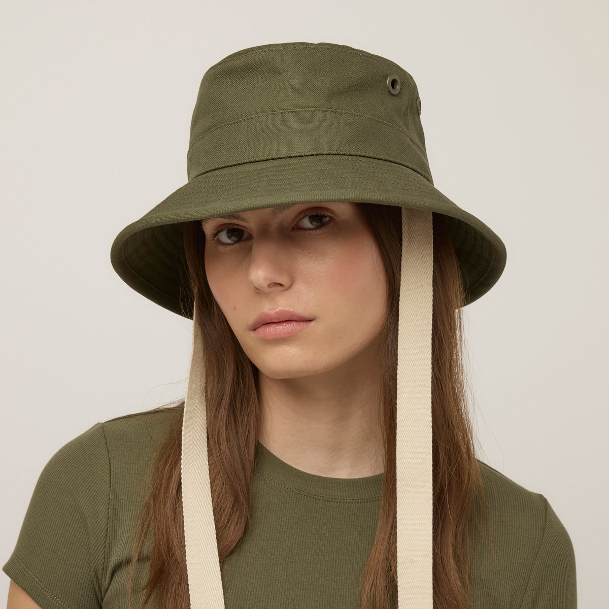 Wide Brim Canvas Sun Hat