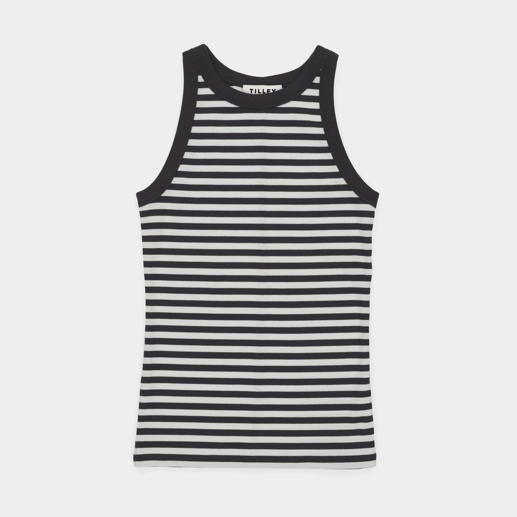High Neck Rib Tank