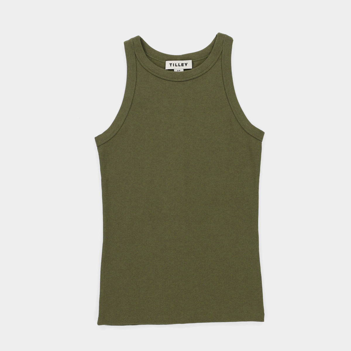 High Neck Rib Tank