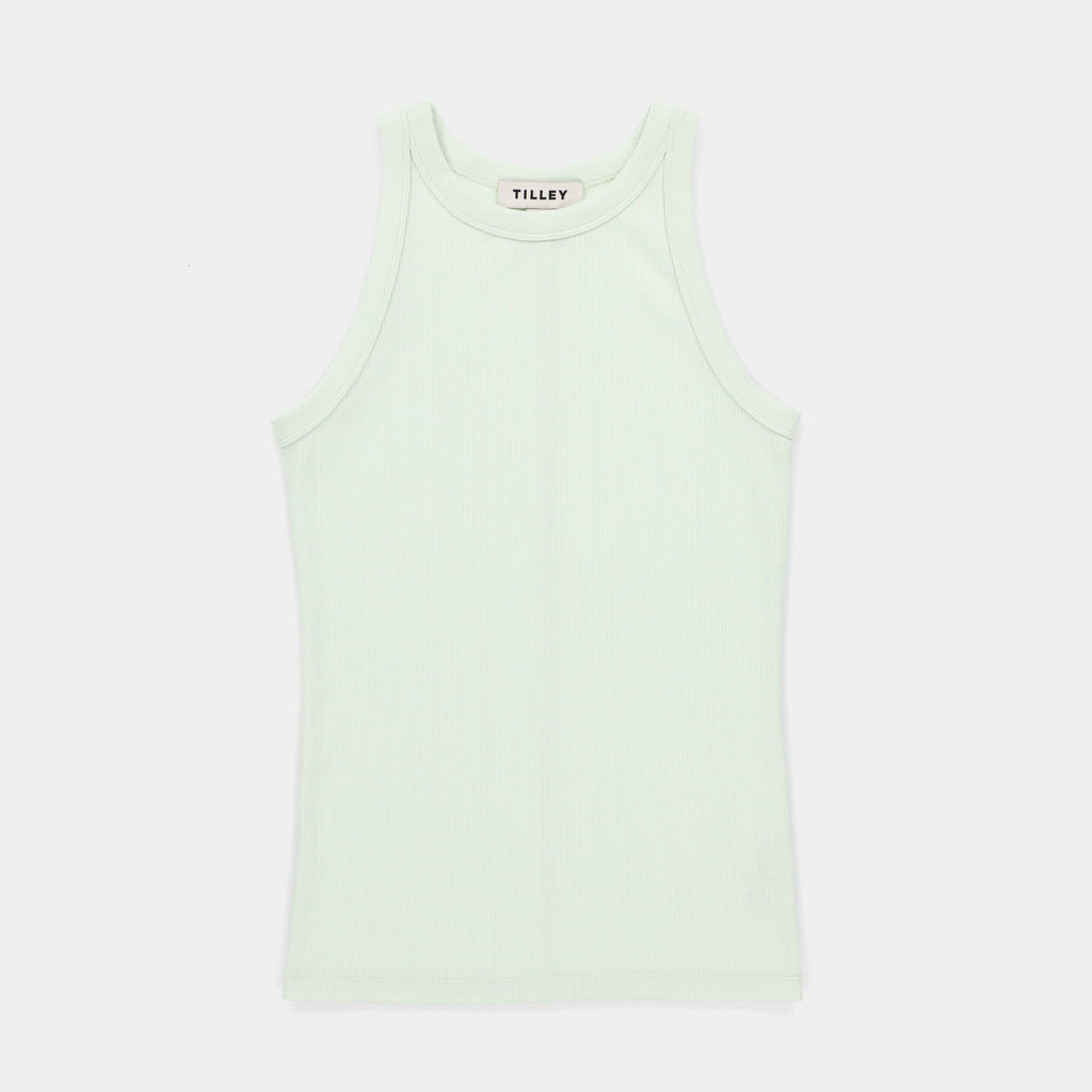 High Neck Rib Tank