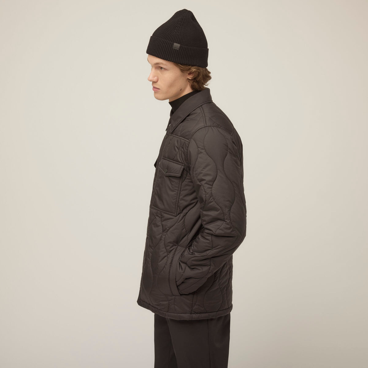 Quilted Shirt Jacket
