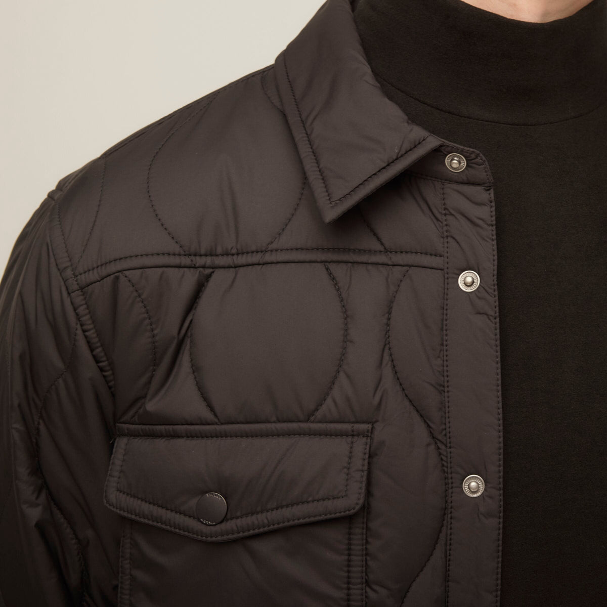 Quilted Shirt Jacket