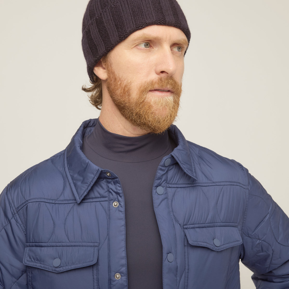Quilted Shirt Jacket