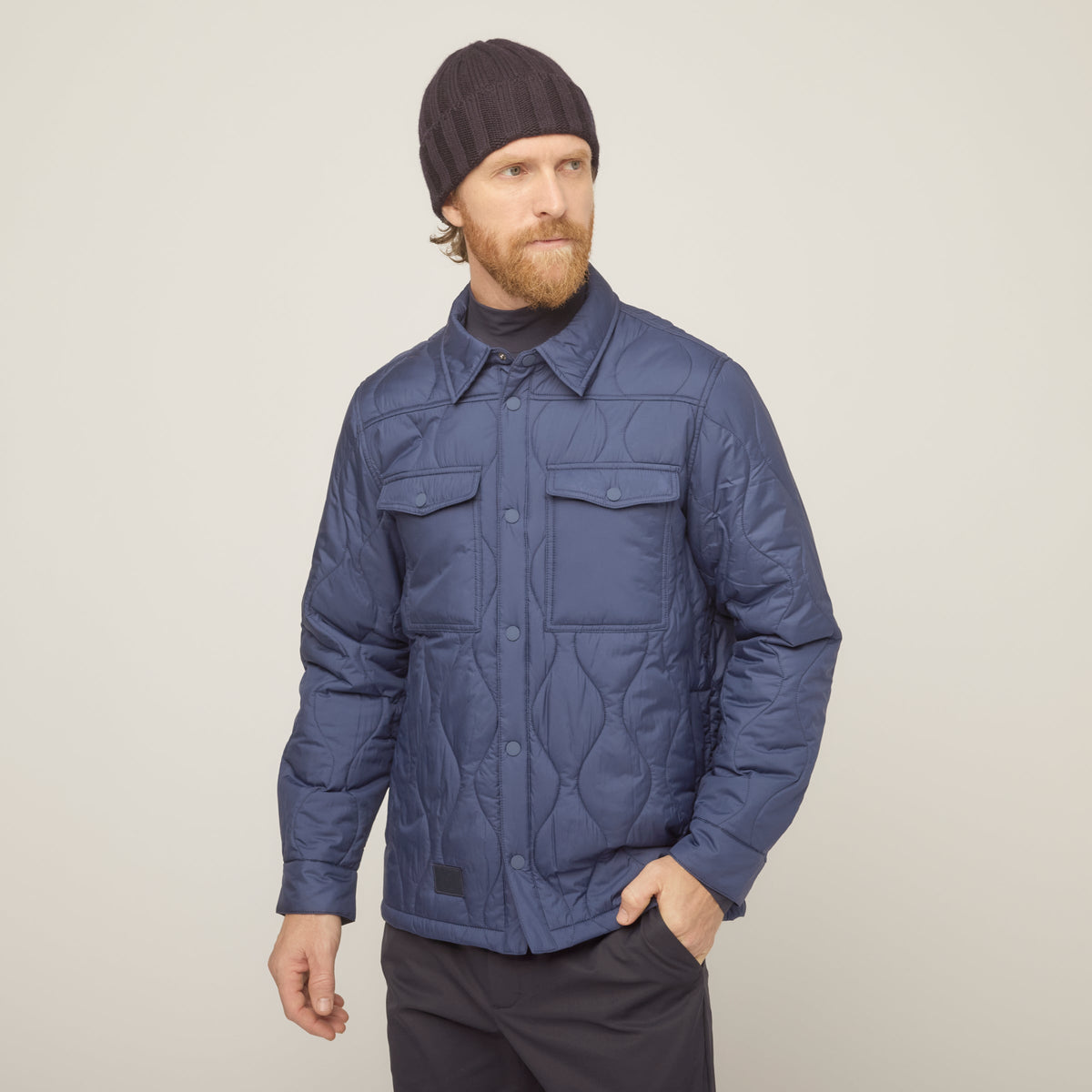Quilted Shirt Jacket