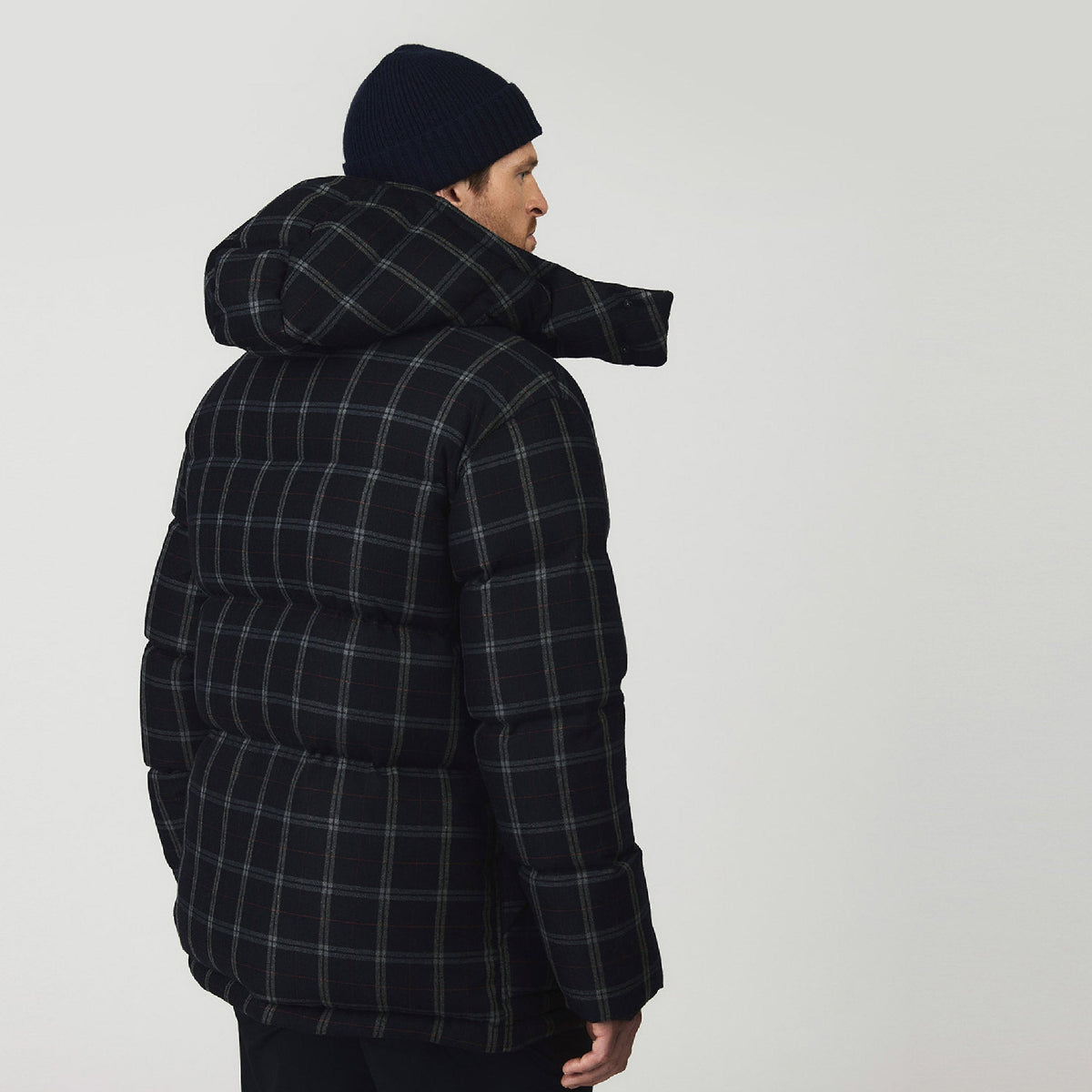 Plaid Terrain Down Parka