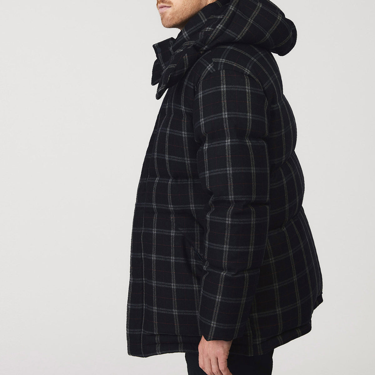 Plaid Terrain Down Parka