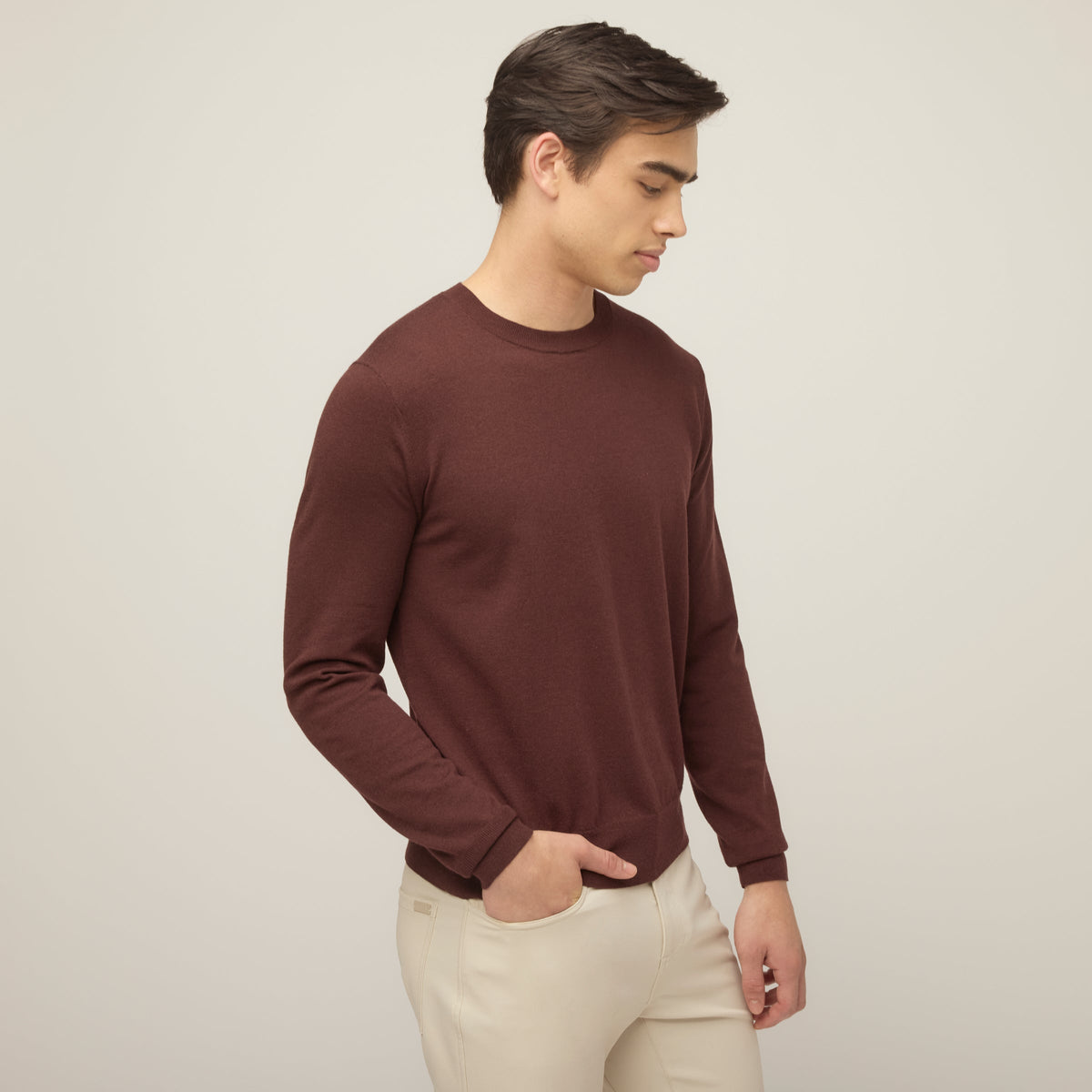 Stretch Merino Crew