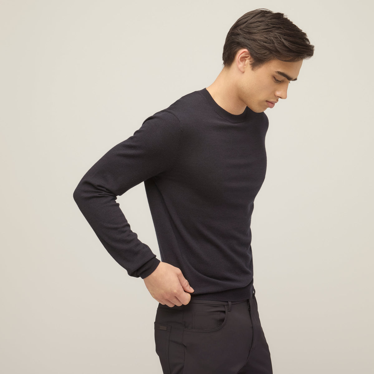 Stretch Merino Crew