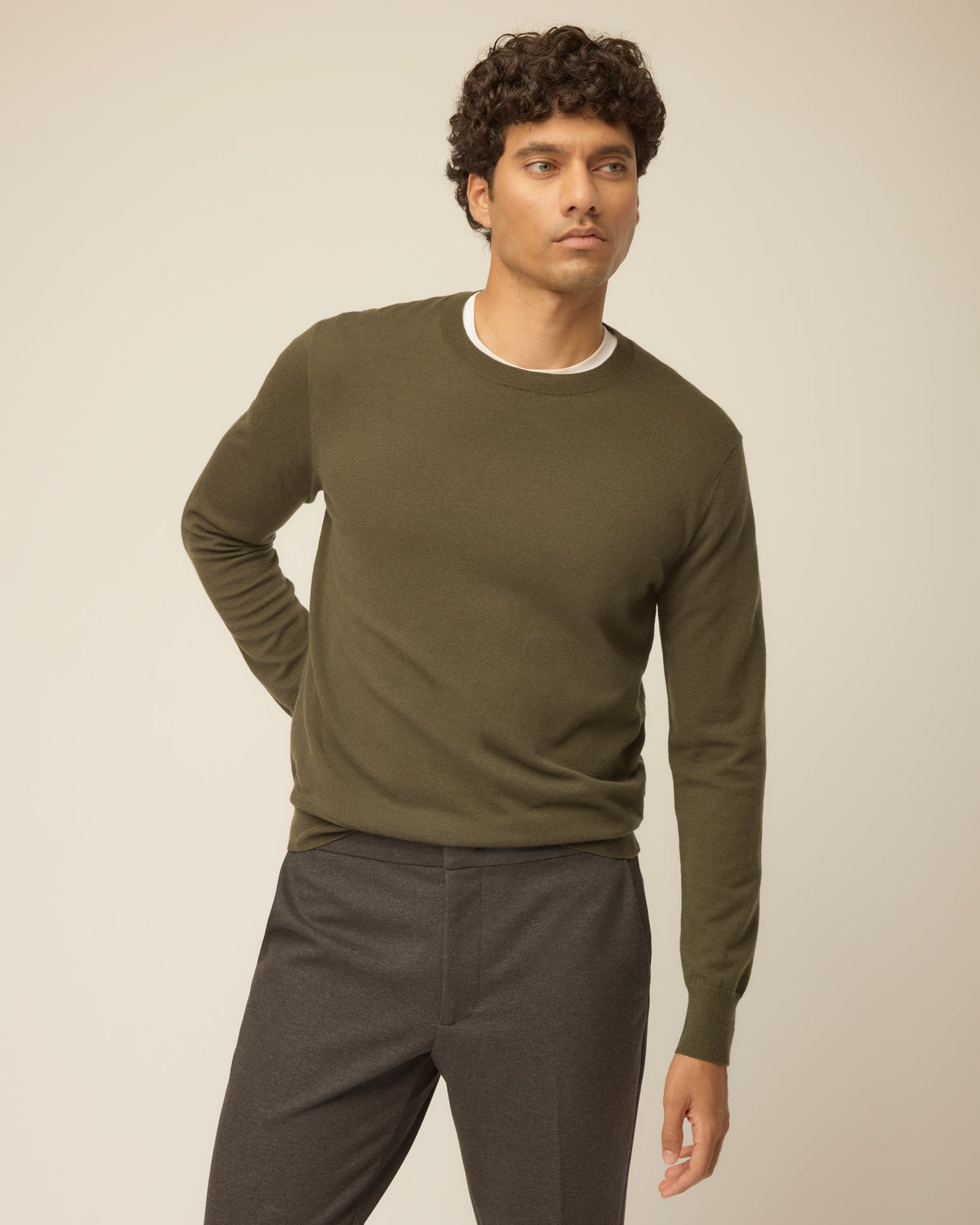Stretch Merino Crew