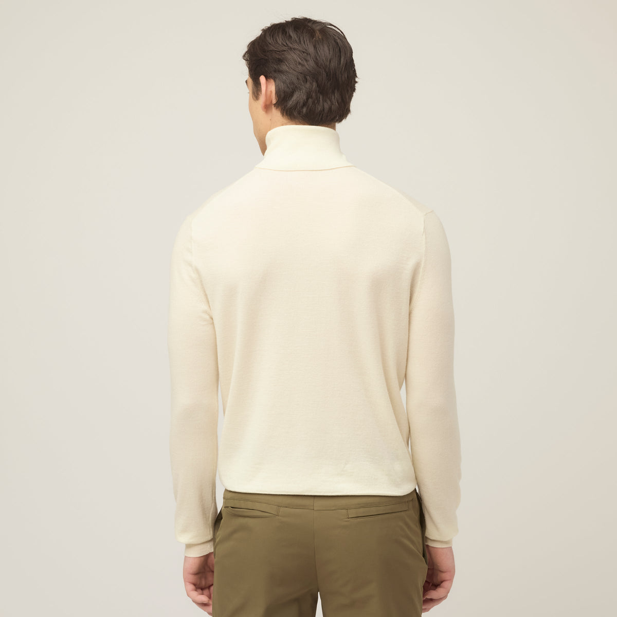 Stretch Merino Turtleneck