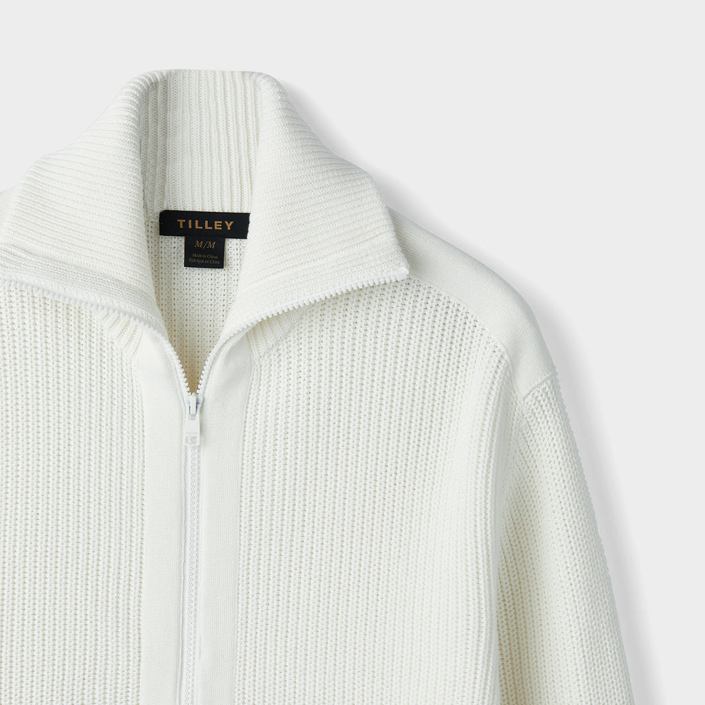Cool Cotton Sweater Jacket