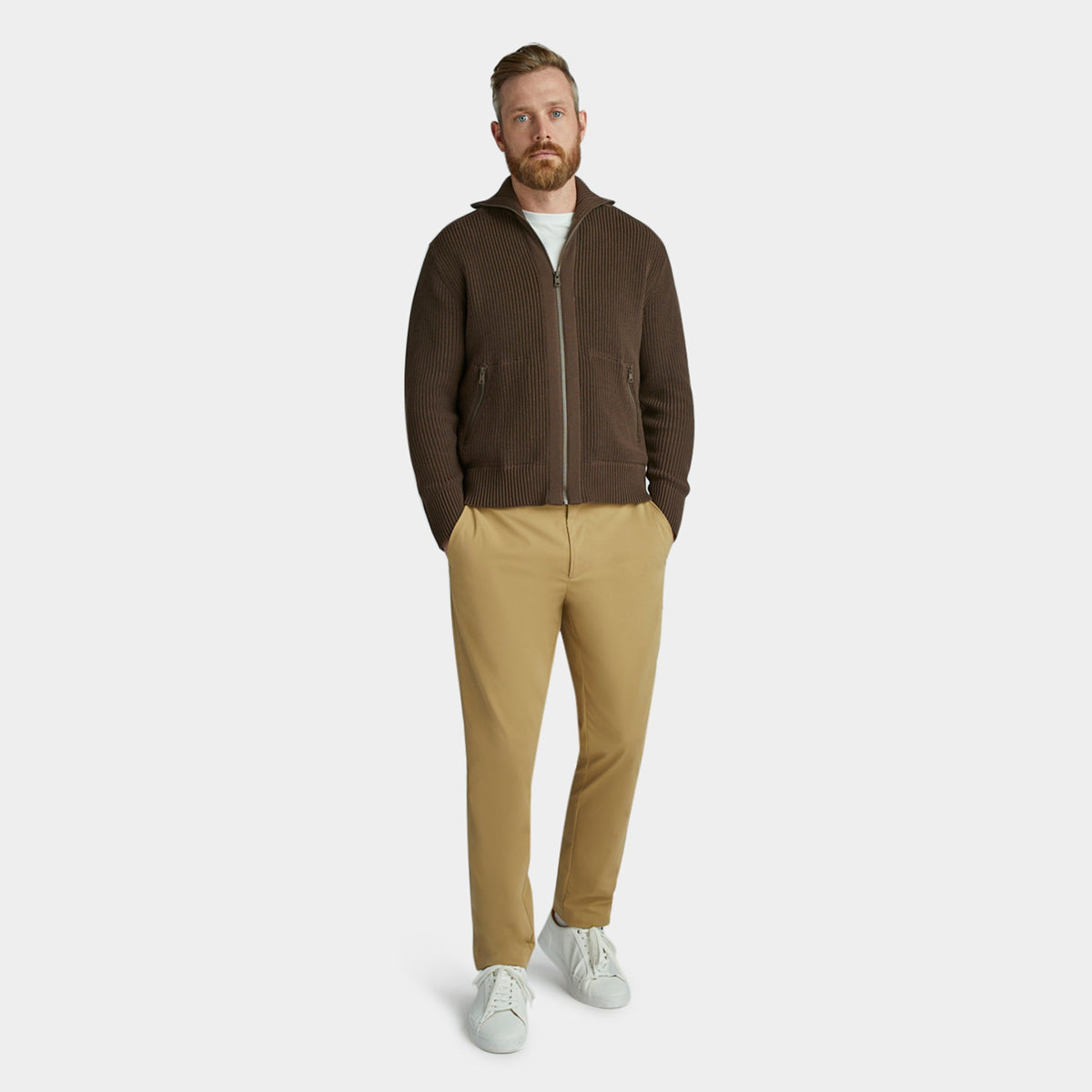 Cool Cotton Sweater Jacket