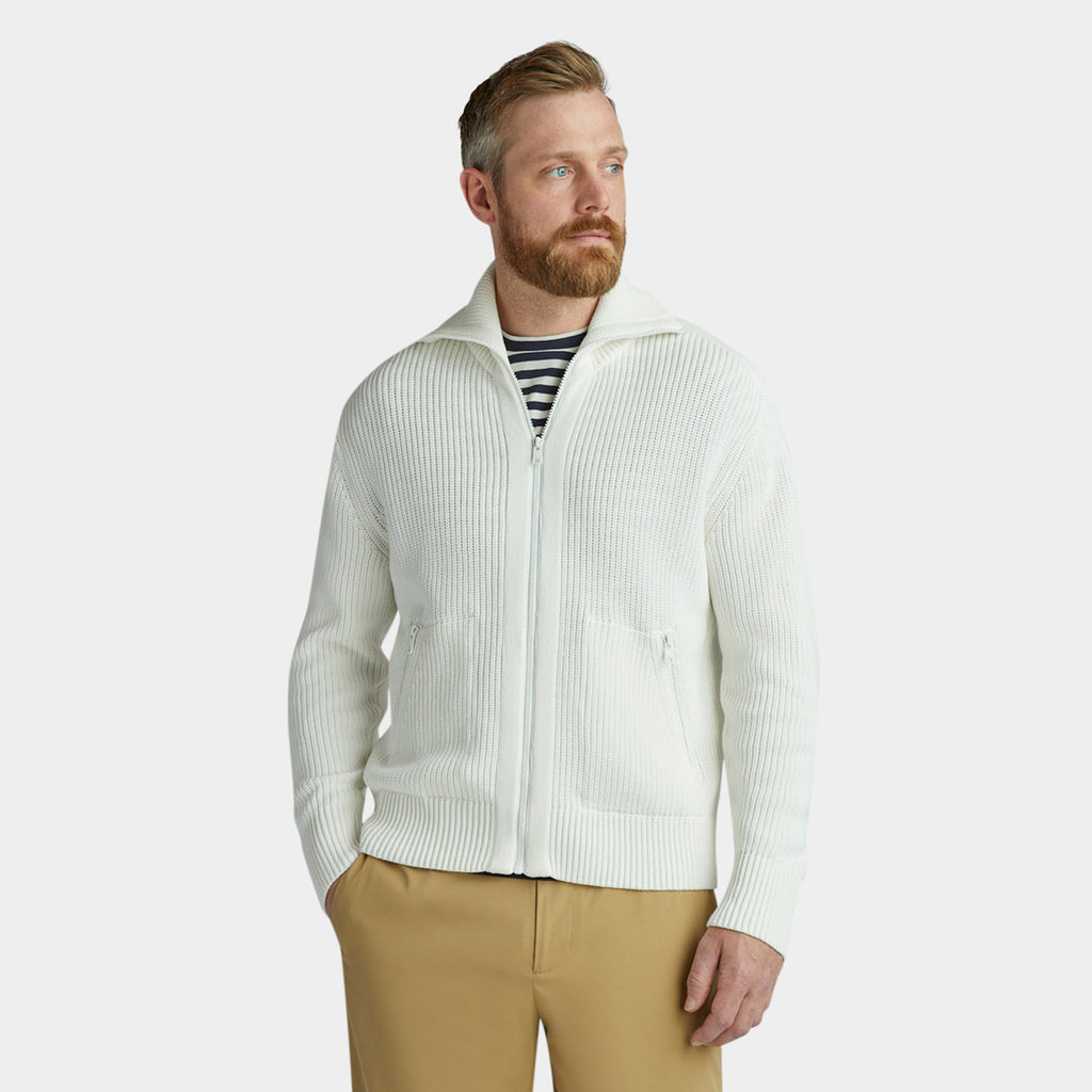 Cool Cotton Sweater Jacket