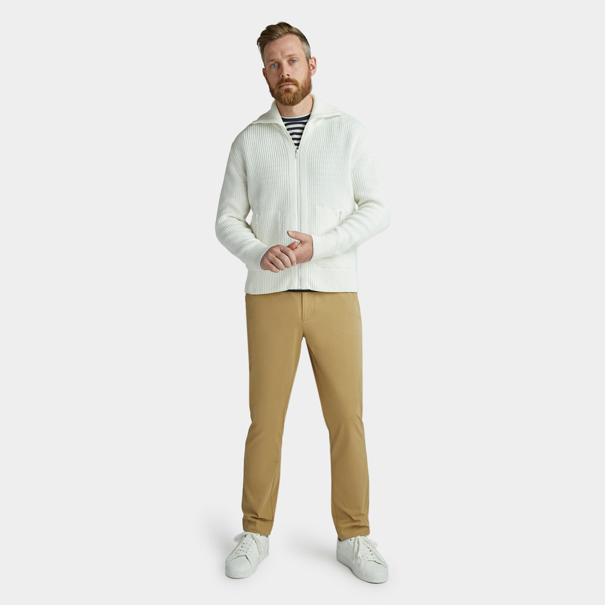 Cool Cotton Sweater Jacket
