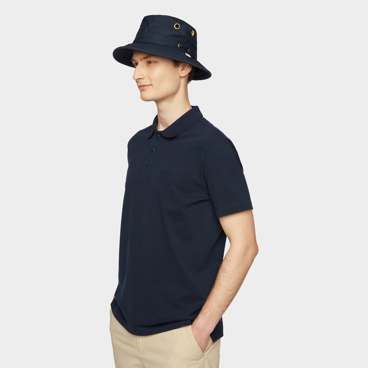 Pique Polo with 3D Logo