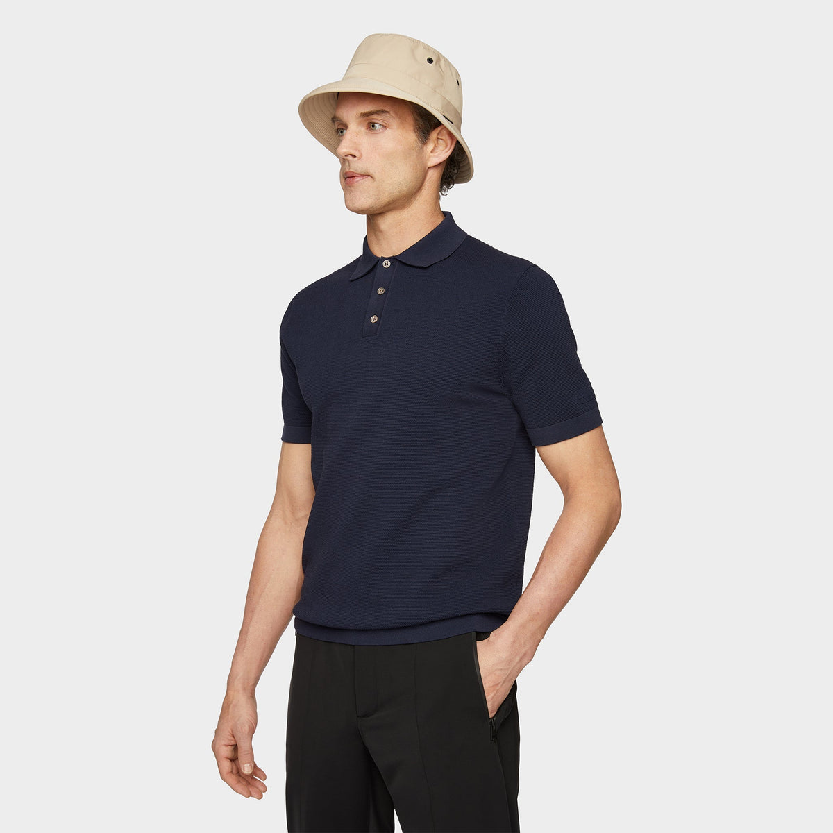 Pique Polo Sweater