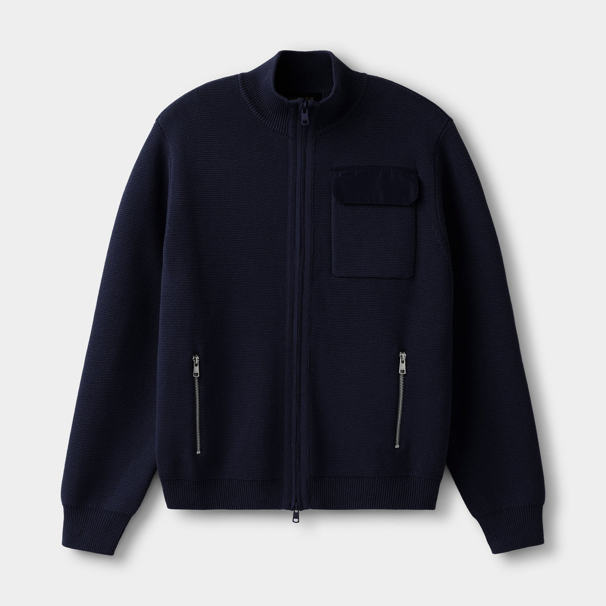 Full Zip Cotton Cardigan