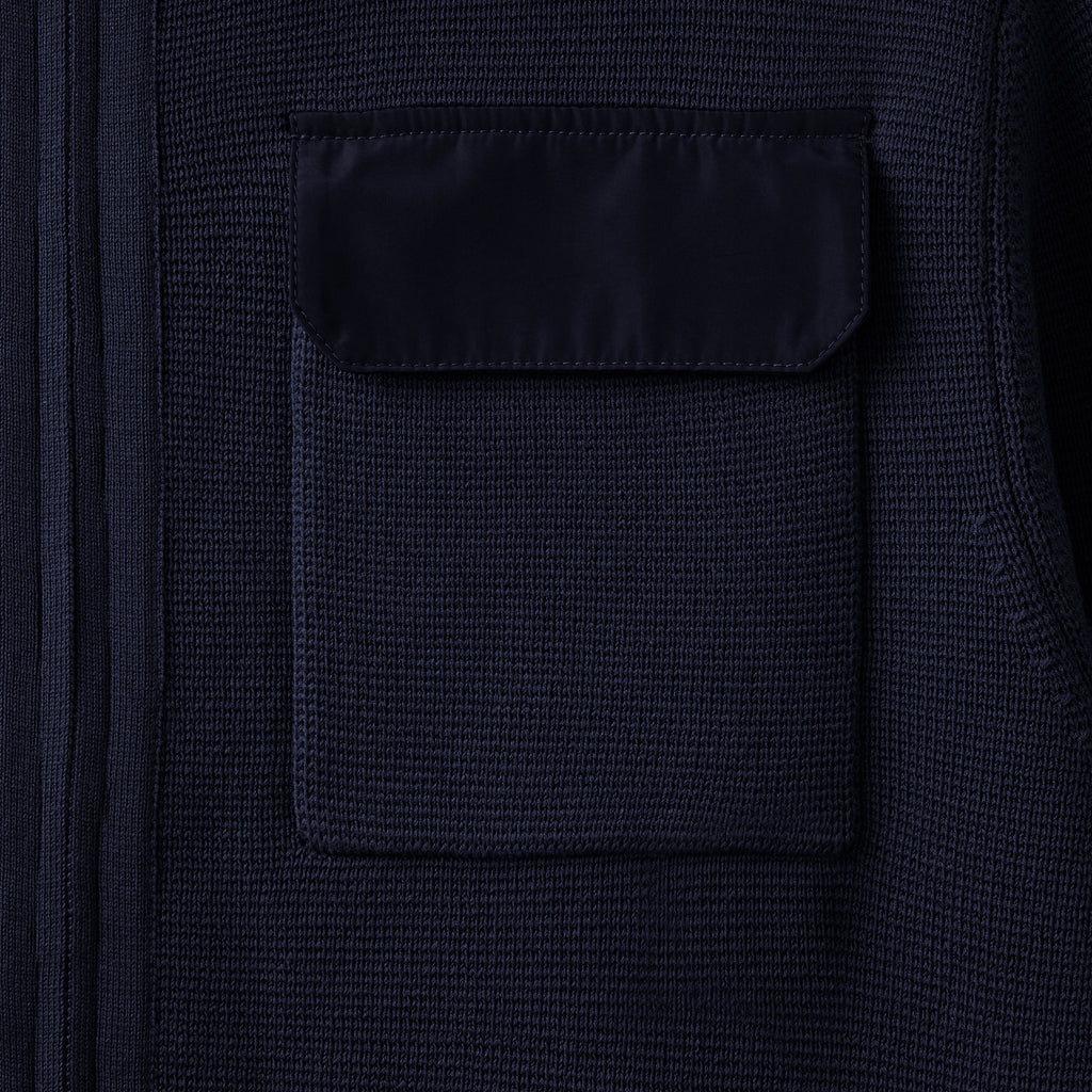 Full Zip Cotton Cardigan