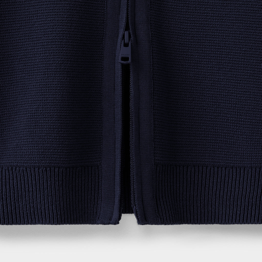 Full Zip Cotton Cardigan
